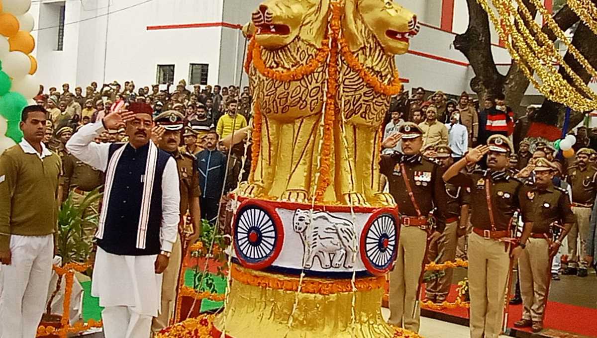 उप मुख्यमंत्री 74वें गणतंत्र दिवस के अवसर पर पुलिस लाइन प्रयागराज में आयोजित समारोह के रहे मुख्य अतिथि